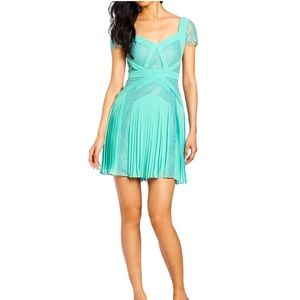 BCBGMAXAZRIA “Aris” Turquoise Dress SZ 4